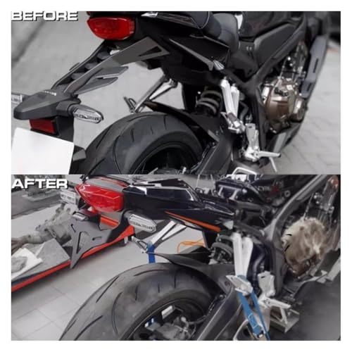 Support de plaque éclairage LED puissant CB650R en acier durable - 4
