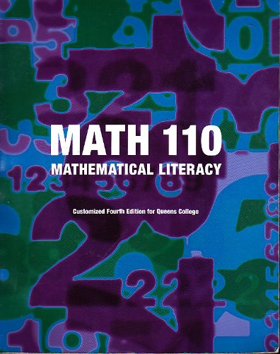 Math 110 (Mathematical Literacy Customized Four... 055892333X Book Cover