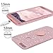 Huawei Honor 8 Case, Silverback Girls Bling Glitter Sparkle Cute Phone Case with 360 Rotating Ring Stand, Soft TPU Outer Cover + Hard PC Inner Shell Skin for Huawei Honor 8 -Rose Gold