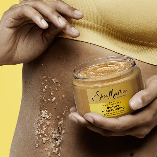 SheaMoisture Shea Sugar Body Scrub Raw Shea Butter 12 FO - image 6