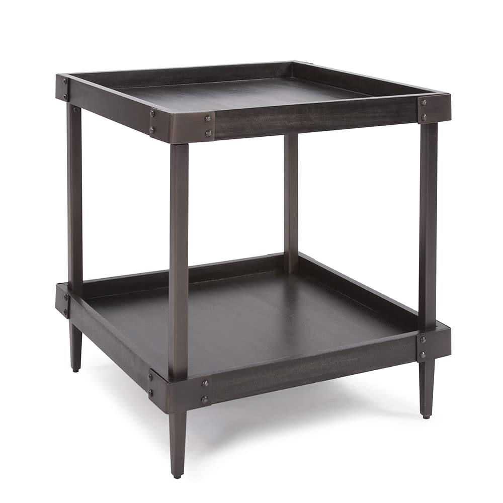 Howard Elliott Collection Avenue Side Table, Bronze