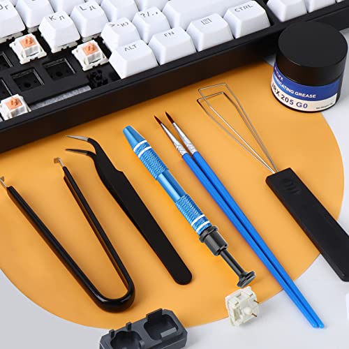 Image of RUNJRX Keyboard Lube Kit JRX 205G0 0.53oz /15g for Mechanical Keyboard Lube, Switch Opener for MX Kailh,Keyboard Tools with Keycap Puller