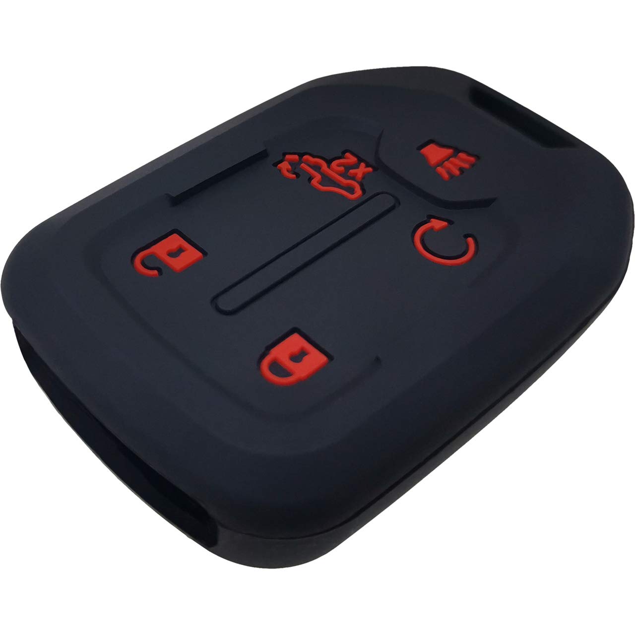 Yunukin 2-Pack Silicone Key Fob Covers For Chevy Silverado/GMC Sierra 2019-2023 – 5-Button Smart Key - View #6