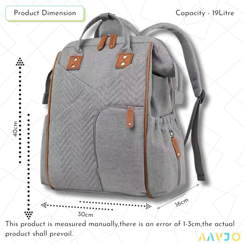Image of Aavjo , Baby Diaper Bag for Mother, Maternity Backpack, Baby Travel Bag, Waterproof Diaper Pouch