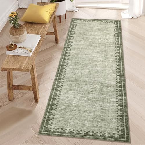 GarveeHome Washable Runner Rug 2x6 for Entryway Non Slip Low Pile Carpet