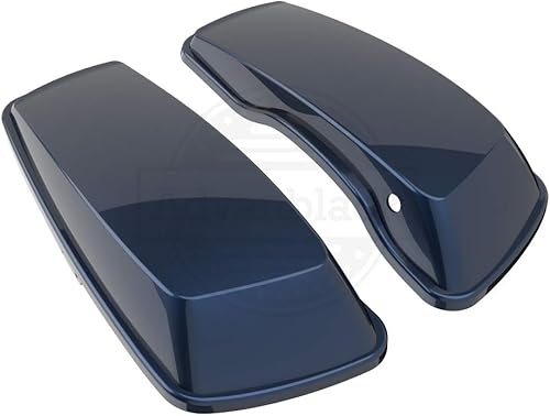 Miniatura 3 de Moto Onfire Tapas de alforja aptas para Harley Touring, Street Glide, Road Glide Special, 2014 2015 2016 2017 2018 2019 2020 (azul medianoche)