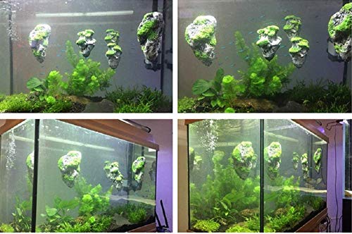 Hewnda Aquarium Decorated - With Suspended Rock - Floating Moss Rock Resin Stone - Fish Tank Decorated Rock, Aquarium Rock Magic Hallelujah Floating Garden Reconstruction Pandora (Medium Number) #TOP3