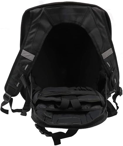 Miniatura 3 de Mochila de motocicleta de carcasa dura de fibra de carbono impermeable de 30 litros de gran capacidad