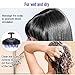 HAWATOUR Scalp Massager, Shampoo Brush With Soft Silicon Head Massager, Hair Care Tool for Women Men Kid, All Hair Types, Black