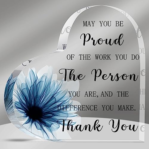 Yookeer May You Be Proud of The Work You Do Thanks Appreciation Anniversary Work Gifts for Employees Coworker Women Men Colleague(Love Style)