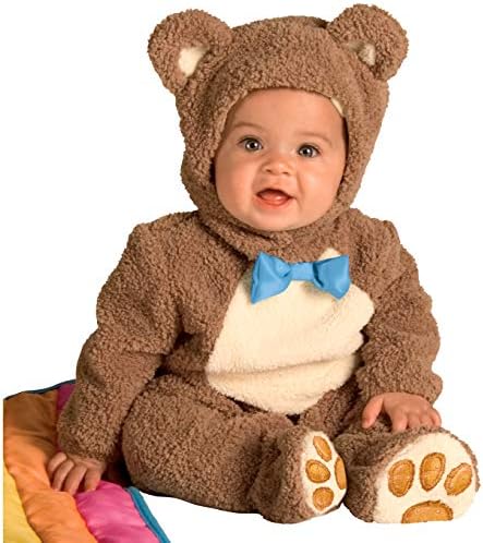 Rubie's Infant Noah Ark Collection Oatmeal Bear Jumpsuit, Brown/Beige, 18-24 Months