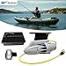 Electric Trolling Motor for Inflatable Fishing Boat, Kayak, SUP, Paddle Board, 18 Lbs Underwater Thruster Propeller (360W+58AH Battery)