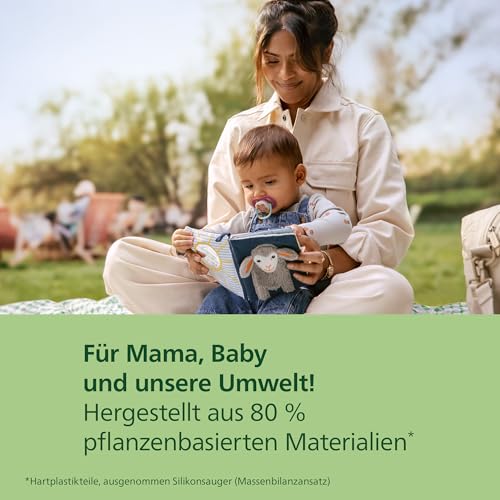 Philips Avent ultra air Schnuller – kiefergerecht geformtes Design, für Babys, 6–18 Monate, weicher, symmetrischer Silikonsauger, BPA-frei, mit Sterilisationsbehälter, 2er-Pack, SCF080/27