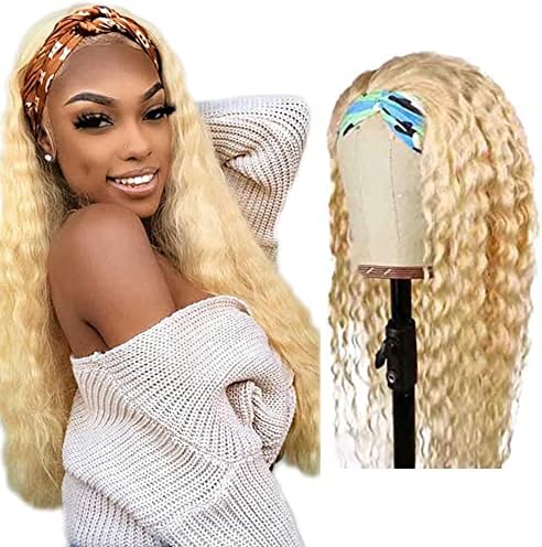 Demi-perruque Blond Doré – Synthétique – 60 Cm – Balayage Très Clair – Bonnet Moyen