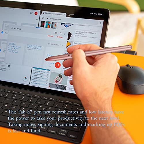 Image of Tab S7, S7+ Pen Replacement Pointer Stylus Pen for Samsung Galaxy Tab S7,Tab S7+ Plus,S8,S8+,S8 Ultra S Pen Stylus (Without Bluetooth) + Tips /Nibs(Golden)