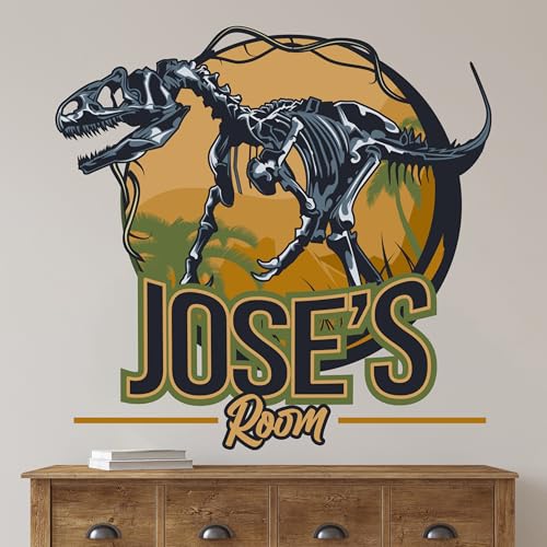 Vinilo Decorativo Personalizado Dinosaurio T-Rex para Niños miniatura 5