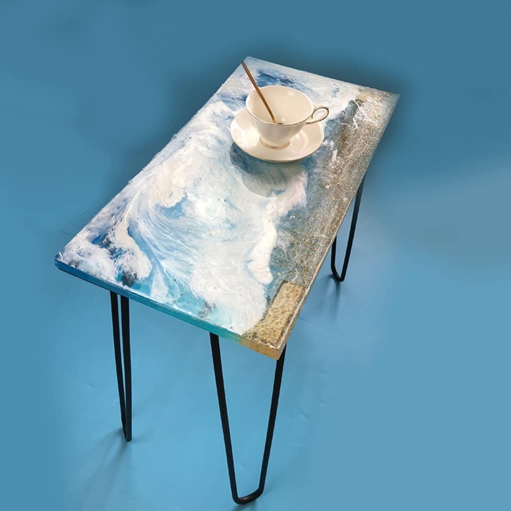 TEHAUX 2pezzi Tappetino Silicone Per Resina Da Colore Blu