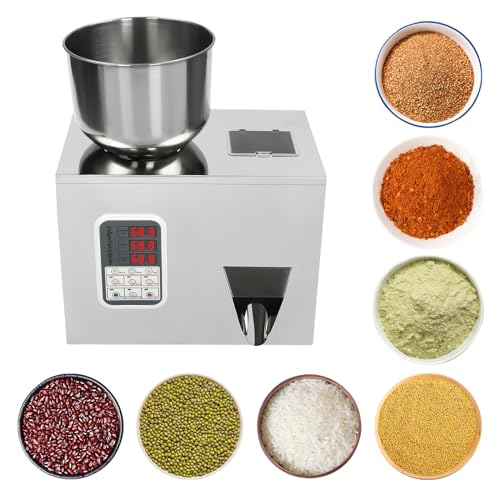 Powder Filling Machine,1-100g Automatic Filling and Packing Machine,2-5s/Bag Glitter filler Machine,0.047-0.79 in Particle Weighing Automatic Filler (1-100g)