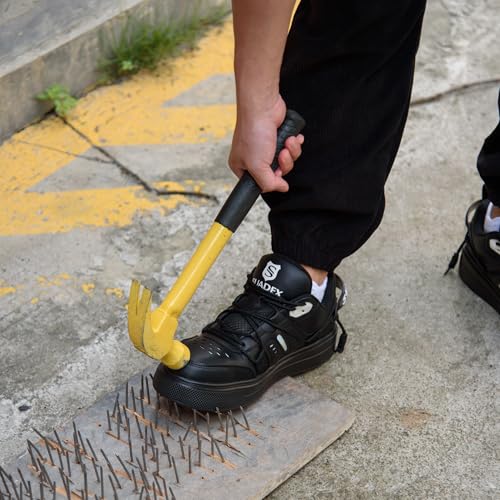 Image of SUADEX Steel Toe Shoes for Men Women Indestructible Steel Toe Sneakers Lightweight Work Safety Shoes Puncture Proof Composite Toe