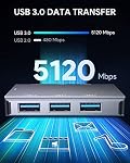 USB Hub 3.0,Vilcome 6-Port USB Hub (3 USB 3.0 Ports and 3 USB 2.0 Port),Ultra Slim USB Data Hub for MacBook Pro,iMac, Surface Pro, Wii U, XPS, Notebook PC, Mobile HDD,USB Flash Drives and More