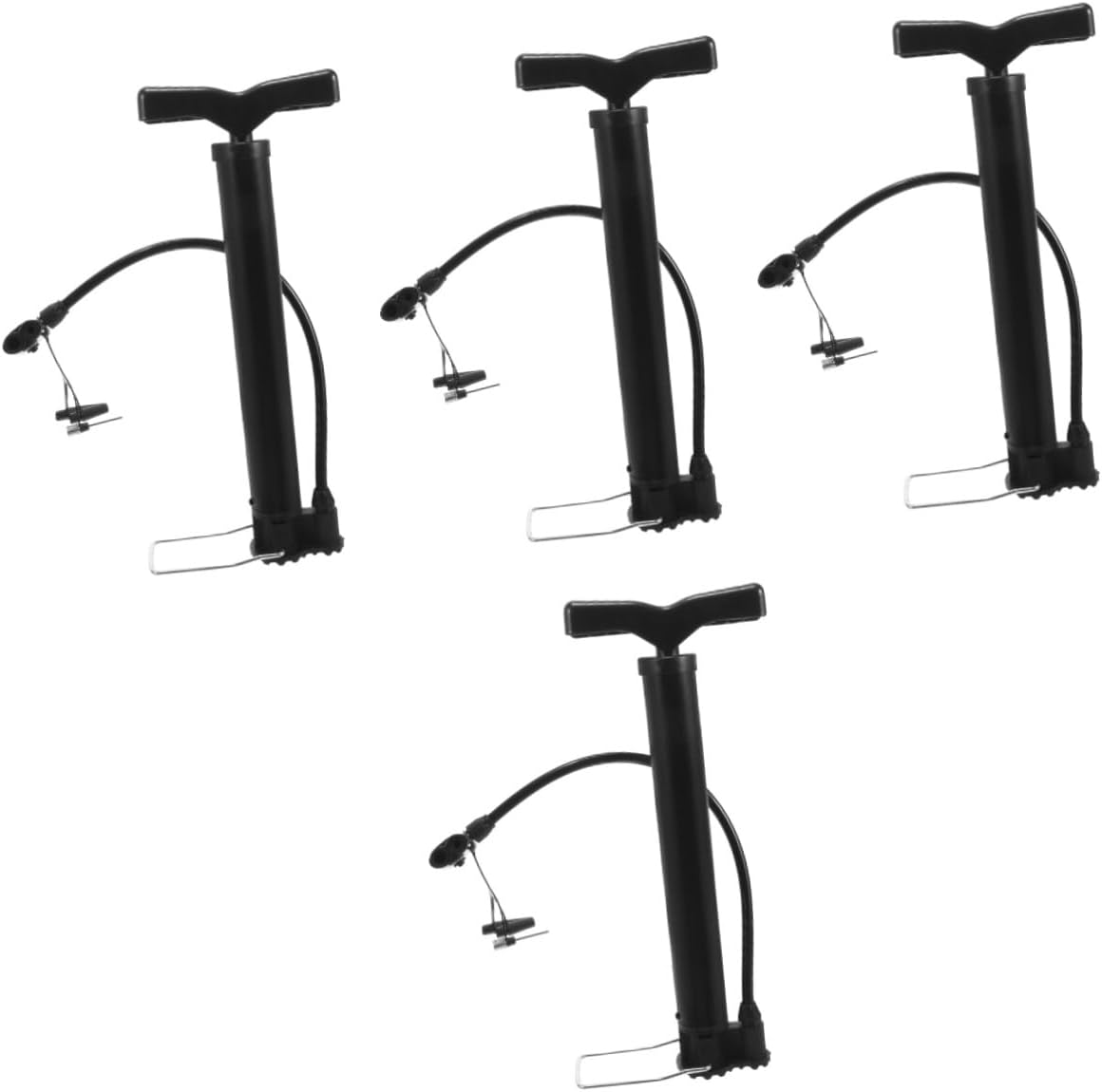 4pcs Portable High-Pressure Pump Hand Air Inflator for Basketball Football Volleyball and Pool Floats Ergonomic Design for Easy Handling and Use Outdoors