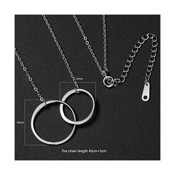 Godmother-Gifts-Two-Interlocking-Infinity-Double-Circles-Sterling-Silver-Necklace-Mothers-Day-Gifts-for-Women Godmother Gifts Two Interlocking Infinity Double Circles Sterling Silver Necklace Christmas Gifts for Women