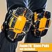 ToughBuilt – Stabilizer SnapShell™ Knee Pad Attachment, Interchangeable Shell for GelFit Knee Pads with Wide Flat Base for Superior Stability, Impact-Resistant Construction, and Heavy-Duty Jobsite Protection