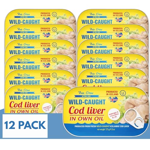 Foie Gras of the Sea Cod Liver 12-Pack