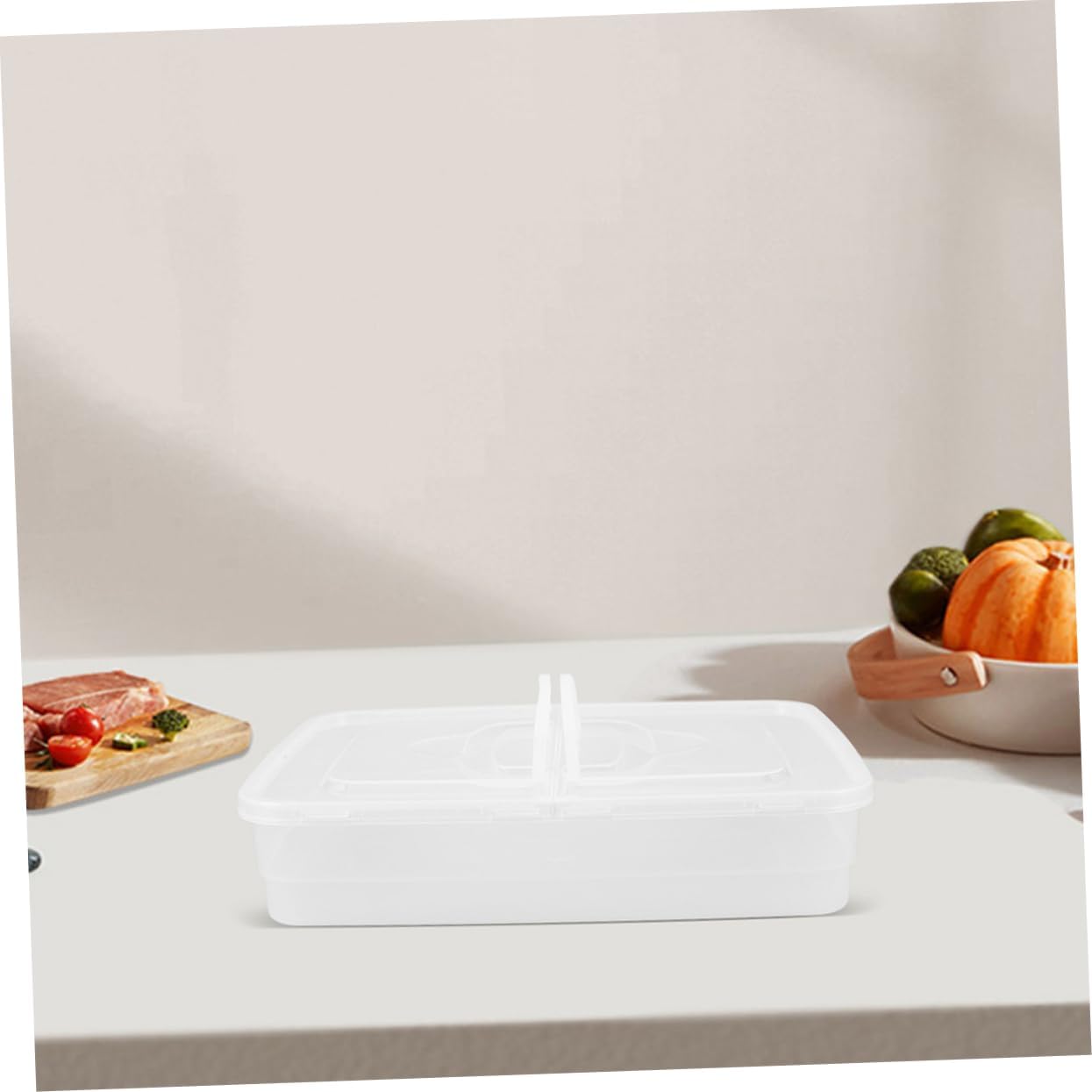 2pcs Stackable Sourdough Proofing Box Lid Handle Pizza Bread Dough Storage