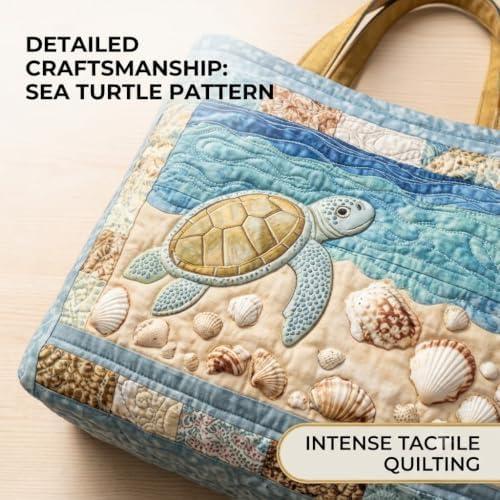 Quilted Tote Bags, Lightweight and Large Capacity for Travel shopping (Color 09) — view 5