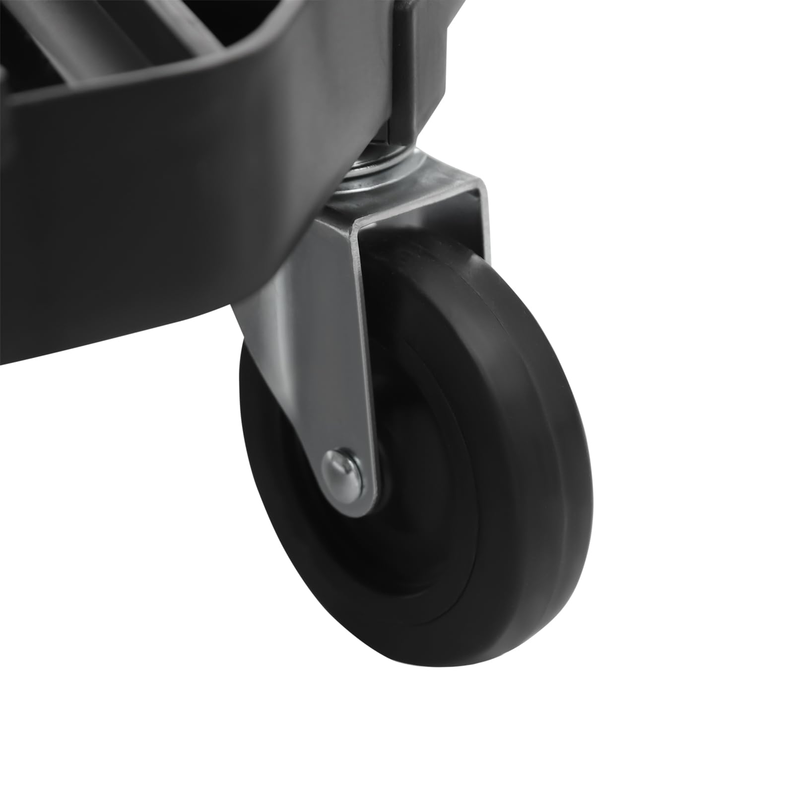 Sgabello da officina regolabile in altezza per officina, girevole a 360°, per officina, carico 150 kg, per garage, negozi, famiglie, officine (nero)