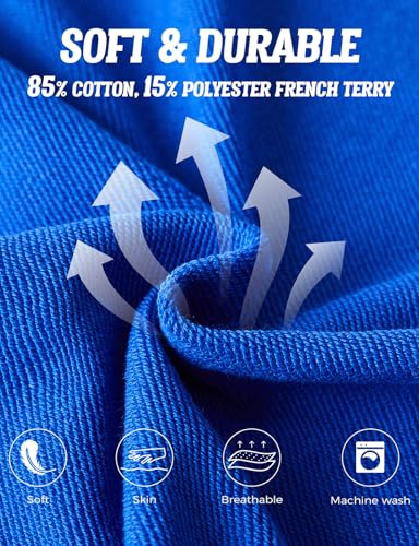 Image of Spring&Gege Boys Zip up Hoodie Soft Solid Classic Full Zip Hooded Sweatshirts for Kids (3-14 Years)