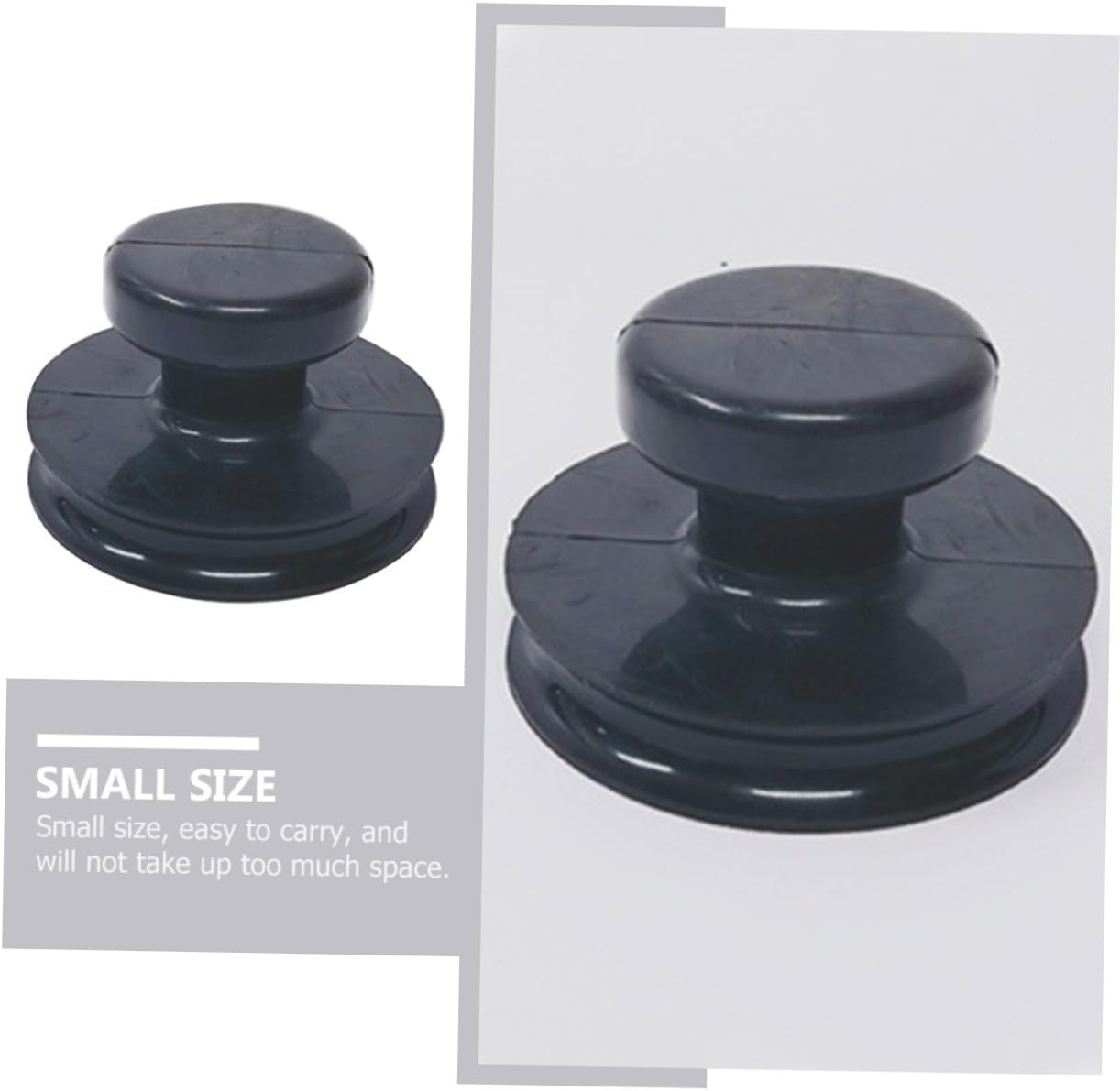 Mobestech 3pcs Practical Suction Tool for Singing Bowls Portable Lifting Handle Strong Suction for Sound Therapy Bowls Material Black for Buddhist Practices