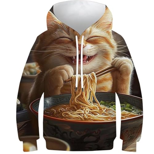Sweat Chopsticks Cat pull ado chaud anti-froid avec poche