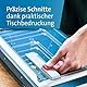 Dahle 534 Hebel-Schneidemaschine (bis DIN A3, Schnittlänge 460 mm, 15 Blatt Schneidleistung) Blau