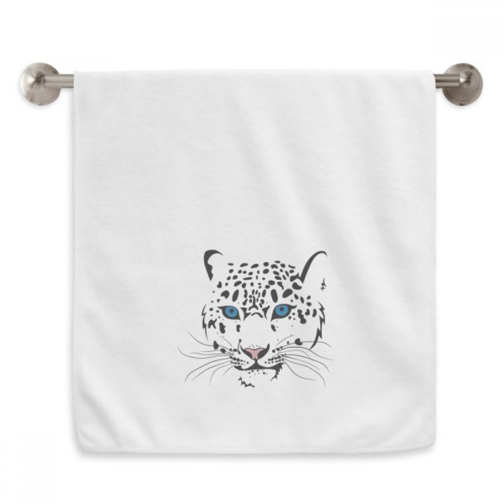 Serviette de toilette tigre blanche 13x29 inch essuie-main et visage
