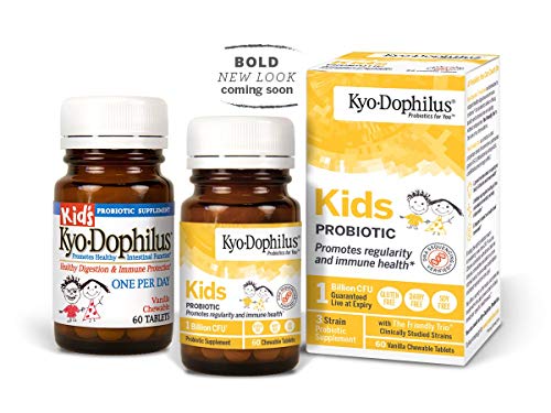 Kyo-Dophilius Kids Probiotic, Promotes Regularity And Immune Health*, 60 Tablets (Packaging May Vary) #TOP6