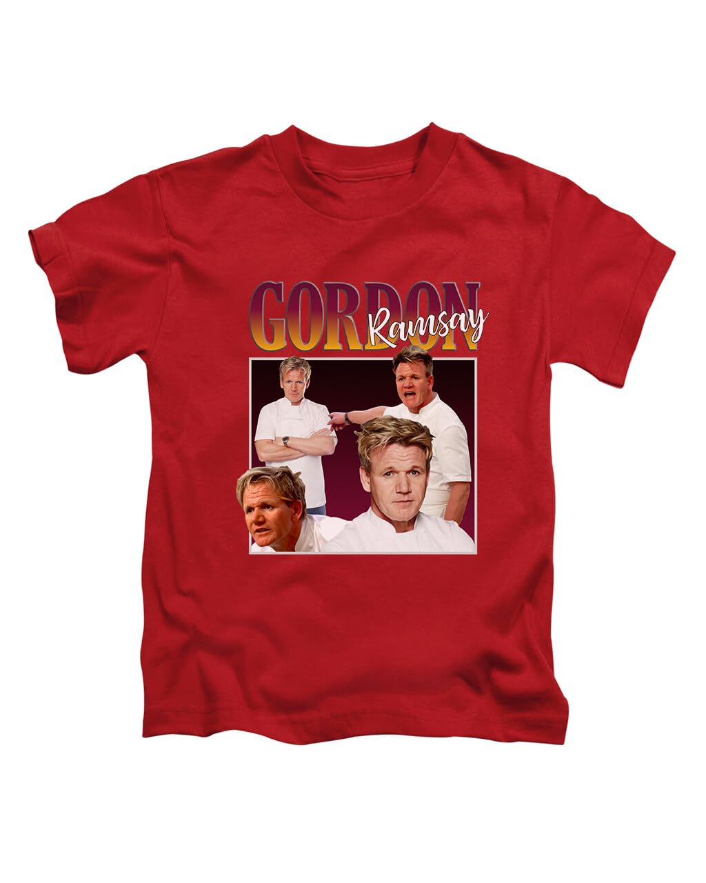 New Spirit Original Gordon Ramsay Chef Cook Cooking Tee T-Shirt Funny Unisex T Shirt Top Red