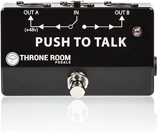 Throne Room Pedals Push To Talk Box Momentary XLR A/B Switcher