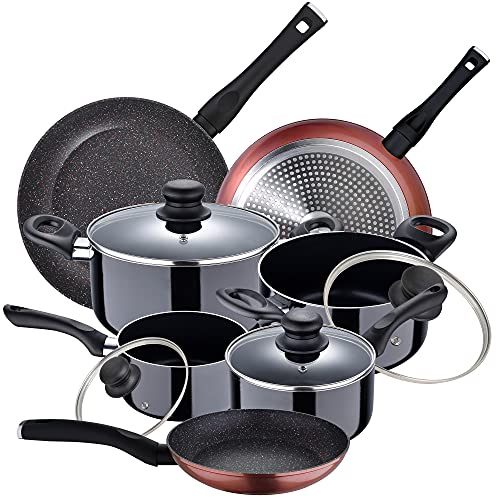 San Ignacio - Batería 8 Piezas S.ignacio Porto Y Set 3 Sartenes Ø20/Ø24/Ø28 Cms, Aluminio Forjado, Antiadherente, Inducción En Oferta San Ignacio Batería 8 Piezas Colección Porto Y Set 3 Sartenes Ø20/Ø24/Ø28 Cms, Aluminio Forjado, Antiadherente, Inducción