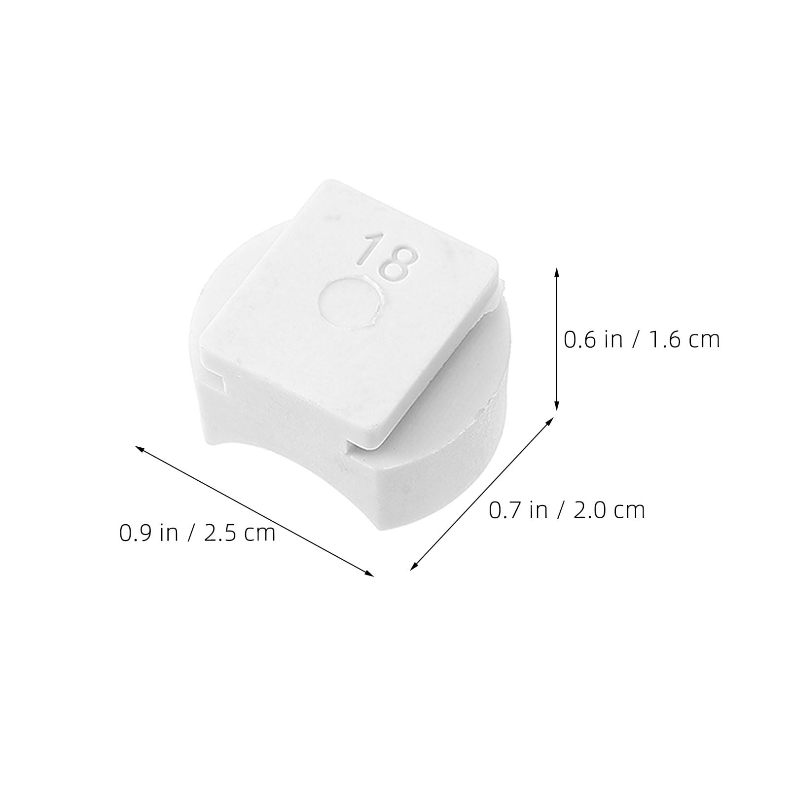 LIFKOME Matrices para Doblar Anillos de Joyería, 18 Piezas Accesorios de Color Claro para Máquina Dobladora, Herramientas DIY para Manualidades y Fabricación de Joyas en Casa, Alta
