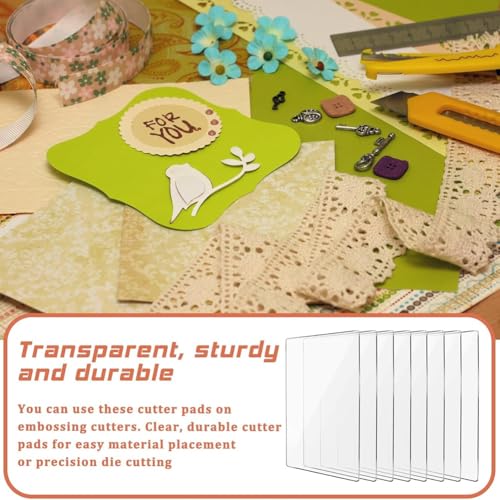 Plaque en acrylique pour tampon scrapbooking bloc transparent gaufrage clear - 7