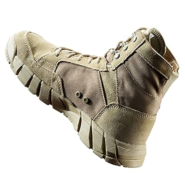 LIOPJH Outdoor Camping Hiking Shoes Soldier Tactical Boots Men's Trekking Climbing Shoes 1000D Waterproof Hiking Trainers
