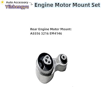 Engine Motor Transmission Mount 3Set Compatible with Fusion 2010 2011 2012 Mercury Milan 2010 2011 L4 2.5L Automatic Transmission 9E5Z6038G 9E5Z6038F 9E5Z6068B A4431 A5556 A5740