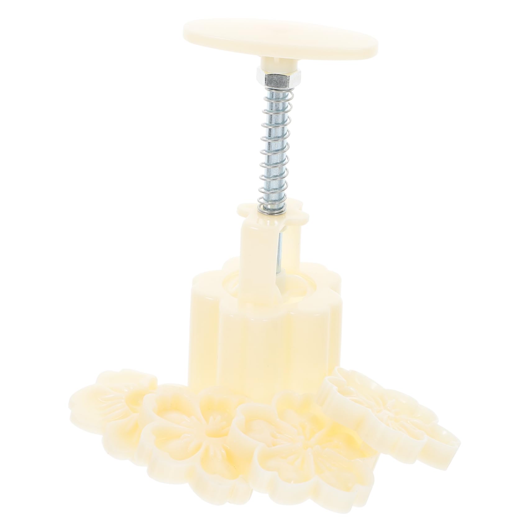 OUNONA 5 Set Stampo per Moon Cake con Design Fiore Mold per Dolci da Casa per Festival Metà con Forme Distintive per Creazioni Gustose e Decorative