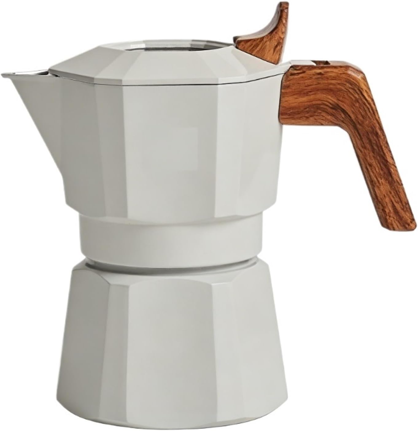 Moka Pot 2/4 Cup Stovetop Percolator & Coffee Maker–Portable,Ideal For Home And Camping(V2 2Cup Pink)