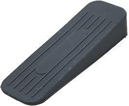 Deluxe Heavy Duty Non-Slip Rubber Door Wedge Stopper (1, Dark Grey)