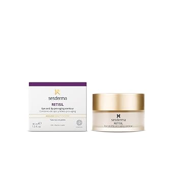 Sesderma RETISIL Eye and Lip Pro-Aging Contour | نظام التجميل عديم العمر | التجاعيد | الجلد الناعم الحريري ، 1.0 أونصة سائلة