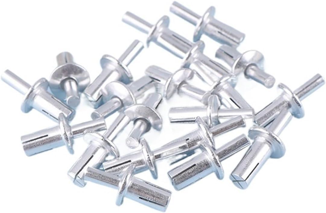 Aluminum core Expansion Rivet, Aluminum Hammer Drive Rivets 20 pcs for Gypsum Board Hollow Wall(A2)