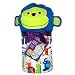 Sozo Baby-Boys Newborn Green Jungle Swaddle Blanket and Cap Set, Green/Blue/White/Orange, One Size